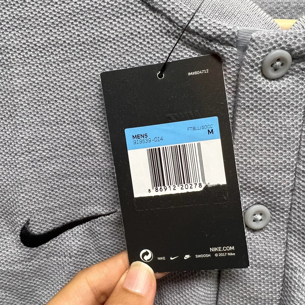 NWT Nike Chelsea Grand Slam Polo Wolf Grey/Anthracite - Picture 6 of 6